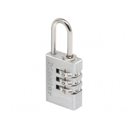 Master Lock 7620EURD Aluminium 20mm 3-Digit Combination Padlock