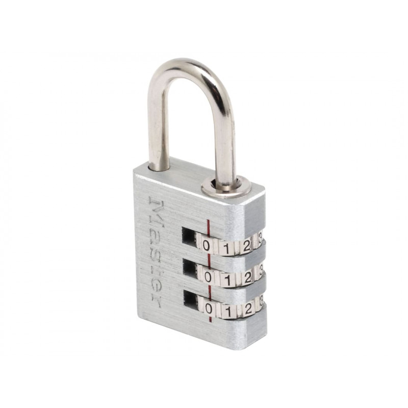 Master Lock 7630EURD Aluminium 30mm 3-Digit Combination Padlock Master Lock 7630EURD Aluminium 30mm 3-Digit Combination Padlock