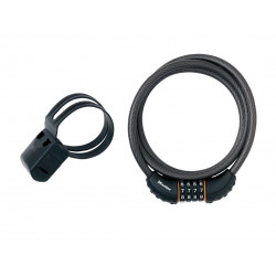 Master Lock 8120EURDPRO Black Braided Steel Combination Cable 1.8m x 10mm