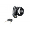 Master Lock 8126EURDPRO Black Self Coiling Keyed Cable 1.8m x 8mm