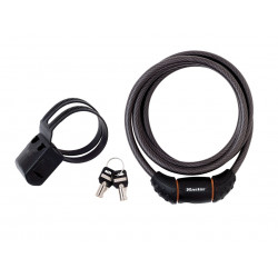 Master Lock 8130EURDPRO Black Braided Steel Keyed Cable 1.8m x 10mm