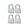 Master Lock 9140EURQNOP Aluminium 40mm Padlock 4-Pin - Keyed Alike x 4