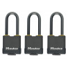 Master Lock M115EURTRILF Excell™ Weather Tough 45mm Padlock 4-Pin- Keyed Alike x 3