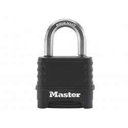 Master Lock M178EURD Excell™ 4-Digit Black Finish Combination 50mm Padlock