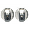 Master Lock M40EURT Excell™ Stainless Steel Discus 70mm Padlock Keyed Alike x 2