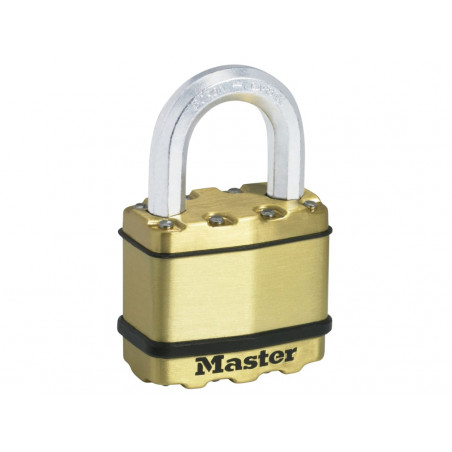 Master Lock M5BEURD Excell™ Brass Finish 50mm Padlock 4-Pin