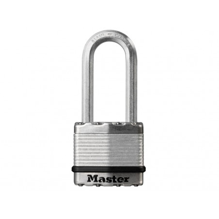 Master Lock M5EURDLH Excell™ Laminated Steel 50mm Padlock 4-Pin - 51mm Shackle