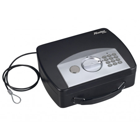 Master Lock P008EML Portable Digital Safe with Cable
