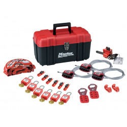 Master Lock S1117VES31KA Valve & Electrical Lockout Toolbox Kit 23-Piece