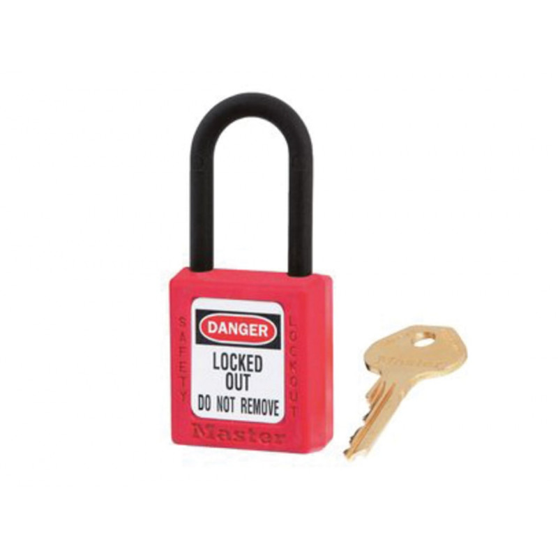 Master Lock 406RED Lockout Padlock – 38mm Body & 6mm Composite Nylon Shackle Master Lock 406RED Lockout Padlock – 38mm Body & 6mm Composite Nylon Shackle