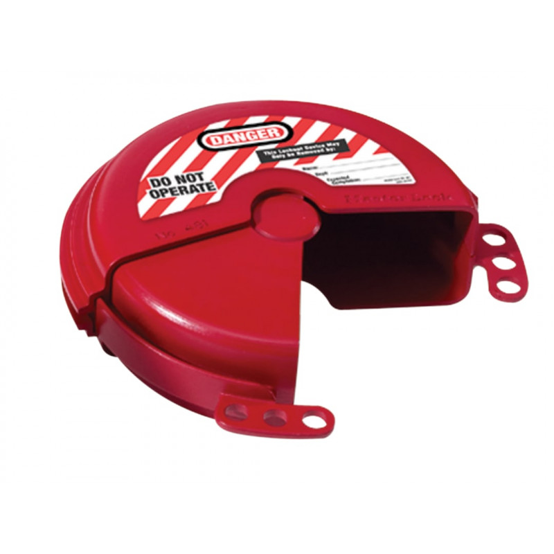 Master Lock 481 Lockout Gate Valve Cover 50-125mm (2-5in) Master Lock 481 Lockout Gate Valve Cover 50-125mm (2-5in)