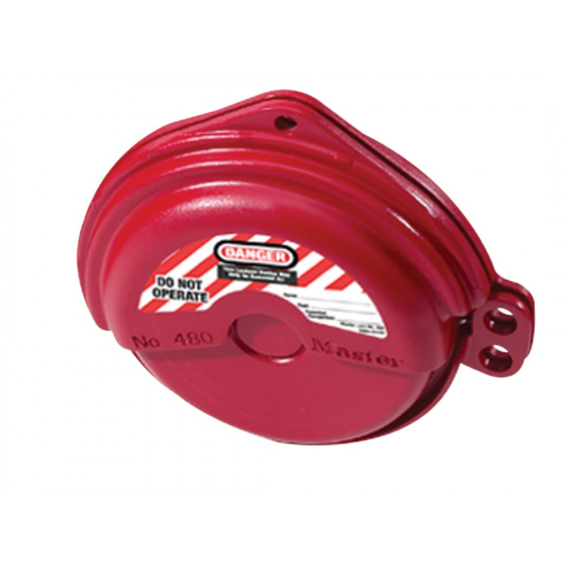 Master Lock 480 Lockout Gate Valve Cover 25-75mm (1-3in) Master Lock 480 Lockout Gate Valve Cover 25-75mm (1-3in)