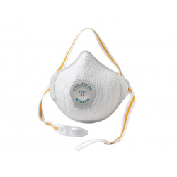 Moldex 340501 Air Plus FFP3 R D Valved Reusable Mask (Pack 5)