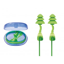 Moldex 645101 Corded Reusable Twisters® Trio Earplugs SNR 33 dB