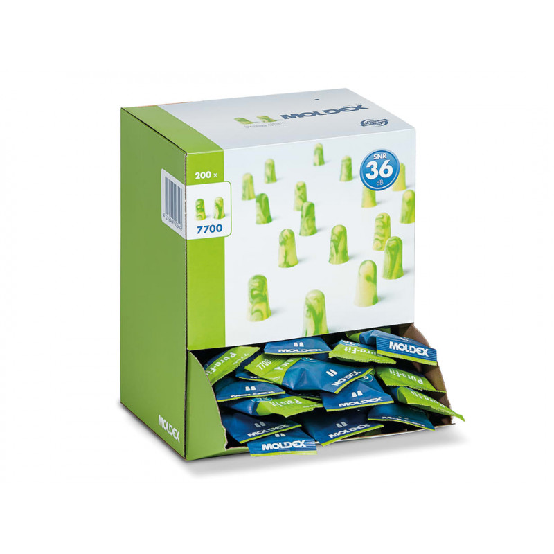 Moldex 770001 Pura-Fit® Earplugs SNR 36 dB (200 Pairs) Moldex 770001 Pura-Fit® Earplugs SNR 36 dB (200 Pairs)