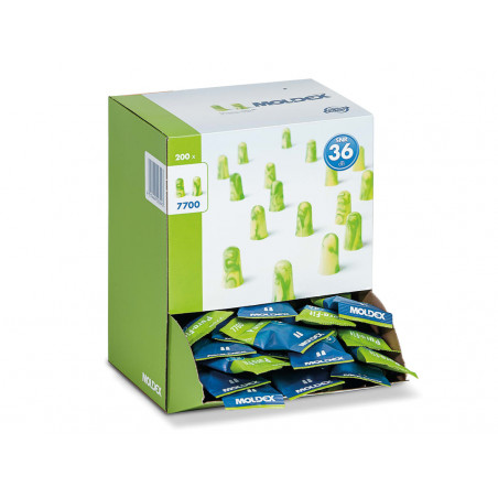 Moldex 770001 Pura-Fit® Earplugs SNR 36 dB (200 Pairs)