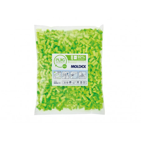 Moldex 776001 Pura-Fit® PlugStation 500 Refill SNR 36 dB (500 Pairs)