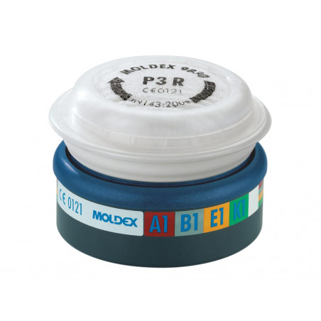 Moldex 943012 EasyLock® ABEK1P3 R Pre-assembled Filter (Retail Box of 2)