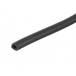 Monument 1729T Black Rubber Hose 2m