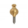 Monument 246U Brass Plumb Bob 43g (1.1/2oz) Size 00