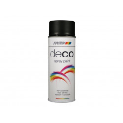 MOTIP® 01601 Deco Spray Paint Matt RAL 9005 Deep Black 400ml