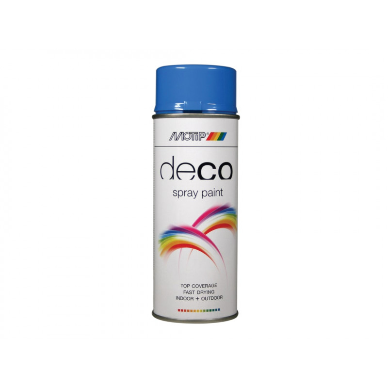 MOTIP® 01608 Deco Spray Paint High Gloss RAL 5015 Sky Blue 400ml MOTIP® 01608 Deco Spray Paint High Gloss RAL 5015 Sky Blue 400ml