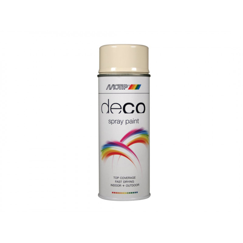 MOTIP® 01609 Deco Spray Paint High Gloss RAL 1013 Oyster White 400ml MOTIP® 01609 Deco Spray Paint High Gloss RAL 1013 Oyster White 400ml
