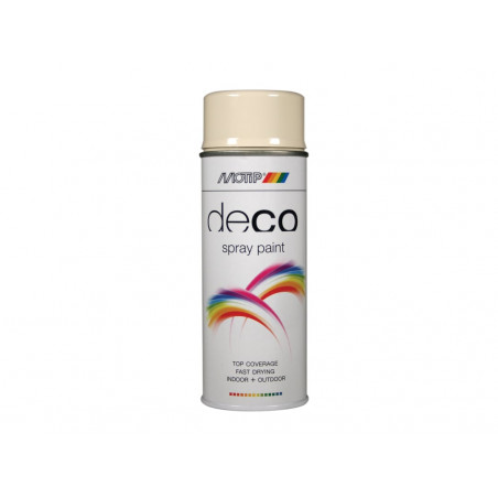 MOTIP® 01609 Deco Spray Paint High Gloss RAL 1013 Oyster White 400ml