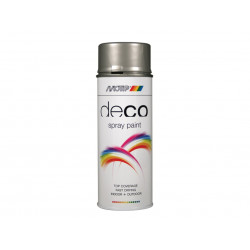 MOTIP® 01615 Deco Spray Paint High Gloss RAL 9006 White Aluminium 400ml