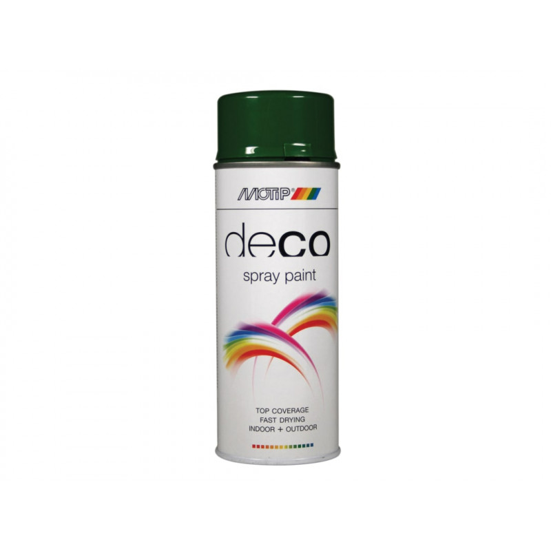 MOTIP® 01636 Deco Spray Paint High Gloss RAL 6002 Leaves Green 400ml MOTIP® 01636 Deco Spray Paint High Gloss RAL 6002 Leaves Green 400ml