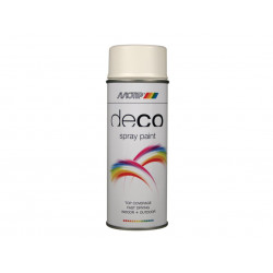 MOTIP® 01650 Deco Spray Paint Matt RAL 9010 White 400ml