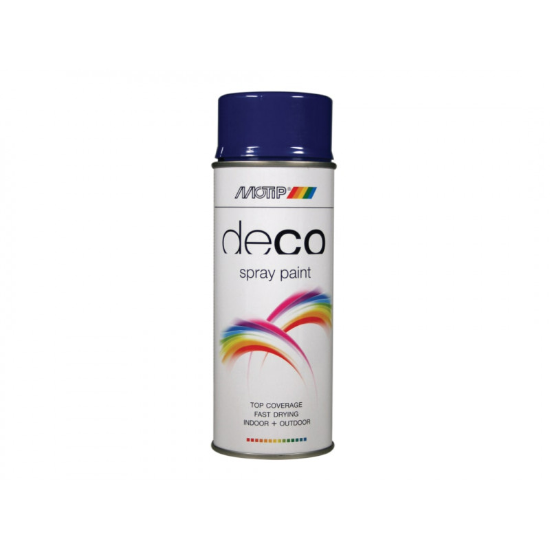 MOTIP® 01684 Deco Spray Paint High Gloss RAL 5002 Ultramarine Blue 400ml MOTIP® 01684 Deco Spray Paint High Gloss RAL 5002 Ultramarine Blue 400ml