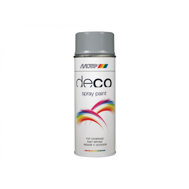 MOTIP® 01689 Deco Spray Paint High Gloss RAL 7001 Silver Grey 400ml MOTIP® 01689 Deco Spray Paint High Gloss RAL 7001 Silver Grey 400ml