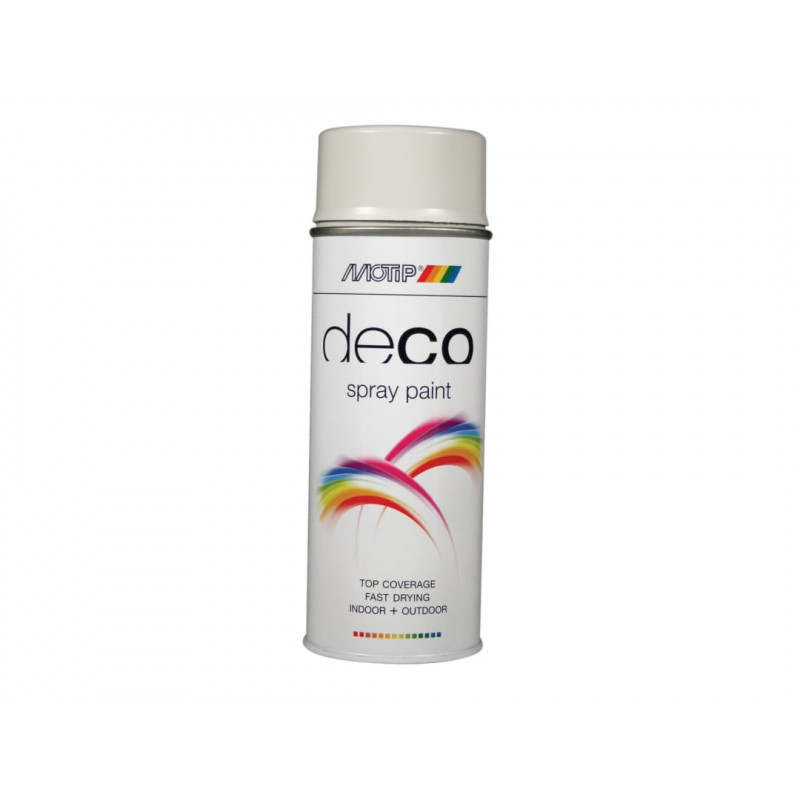 MOTIP® 01693 Deco Spray Paint High Gloss RAL 7035 Light Grey 400ml MOTIP® 01693 Deco Spray Paint High Gloss RAL 7035 Light Grey 400ml