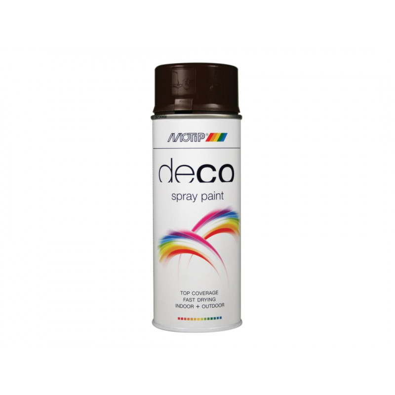 MOTIP® 01694 Deco Spray Paint High Gloss RAL 8017 Chocolate Brown 400ml MOTIP® 01694 Deco Spray Paint High Gloss RAL 8017 Chocolate Brown 400ml
