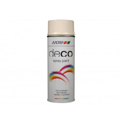 MOTIP® 01695 Deco Spray Paint High Gloss RAL 9001 Cream White 400ml