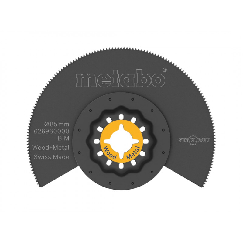 Metabo 626960000 Starlock BIM Segment Saw Blade 85mm Metabo 626960000 Starlock BIM Segment Saw Blade 85mm
