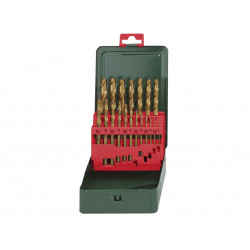Metabo 627156000 HSS-Tin Drill Bit Set, 19 Piece