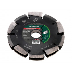 Metabo 628298000 2 Row Professional UP Universal Wall Chaser Blade 125 x 18 x 22.23mm