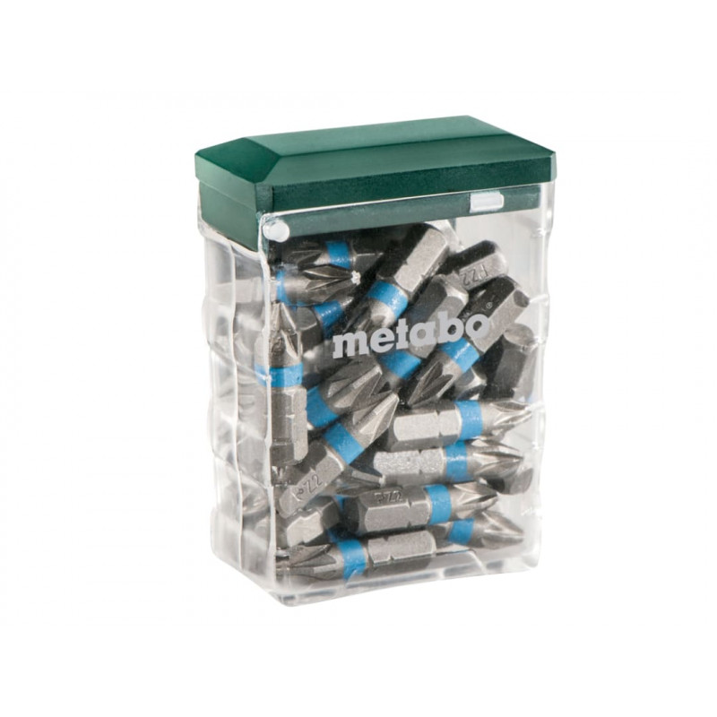 Metabo 626711000 Bit Box Pozi Bits PZ2 x 25mm (25) Metabo 626711000 Bit Box Pozi Bits PZ2 x 25mm (25)