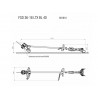 Metabo 601610850 FSD 36-18 LTX BL 40 Loop Handle Line Trimmer 36V Bare Unit