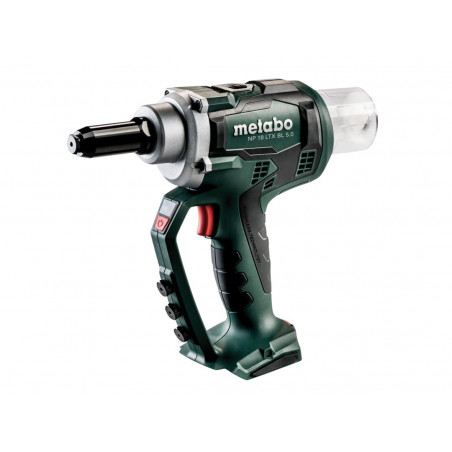 Metabo 619002840 NP 18 LTX BL 5.0 Brushless Rivet Gun + metaBOX 18V Bare Unit