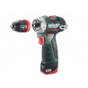 Metabo 601749590 PowerMaxx BS BL Q Brushless Drill/Screwdriver 12V 2 x 2.0Ah Li-ion