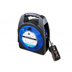 Masterplug HBT2013/4BLRCD-MP Case Reel 240V 13A 4-Socket RCD & Thermal Cut-Out 20m
