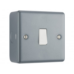 Masterplug MC512-01 Metal Clad 1-Gang 2-Way Light Switch