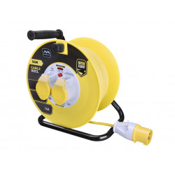 Masterplug LVCT5016/2-MP Cable Reel 110V 16A Thermal Cut-Out 50m