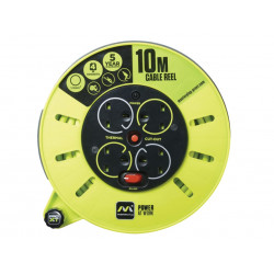 Masterplug CMU10134SL-PX PRO-XT Cassette Cable Reel 240V 13A 4-Socket 10m