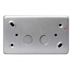 Masterplug MC522-01 Metal Clad Switched Socket 2-Gang 13A