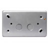 Masterplug MC522-01 Metal Clad Switched Socket 2-Gang 13A