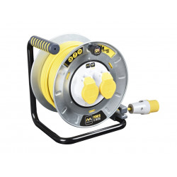 Masterplug OTMU30162LV-PX PRO-XT Metal Cable Reel 110V 16A Thermal Cut-Out 30m
